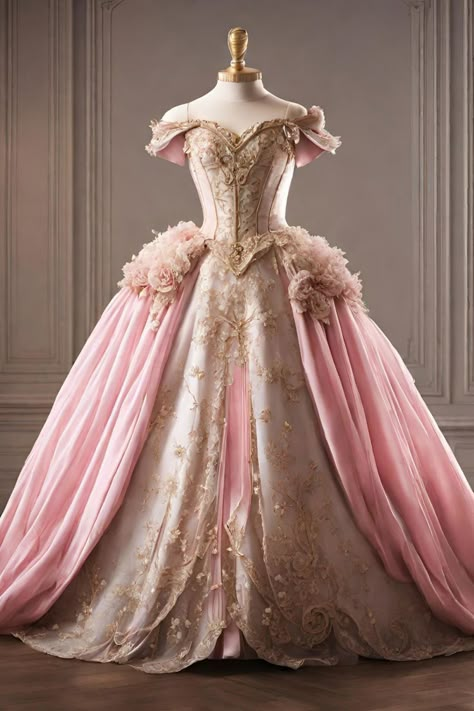 Princess Dress Fairytale Royal, Royalty Theme, Gown Dress Design, Olivia Dunne, Princess Dress Fairytale, Dress Design Ideas, Fairy Gown, Coachella Outfits, Fairytale Gown