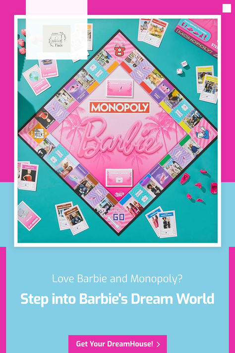 Spice up your game nights with Monopoly Barbie Edition! This fun family board game is perfect for kids and adults, ages 8 and up. Enjoy the classic Monopoly game with a fashionable Barbie twist. #Monopoly #Barbie #FamilyBoardGames #KidsGames Barbie Edition, Family Games For Kids, Best Family Board Games, Family Board Game, Monopoly Game, Family Board, Game Collection, Family Board Games, Game Nights