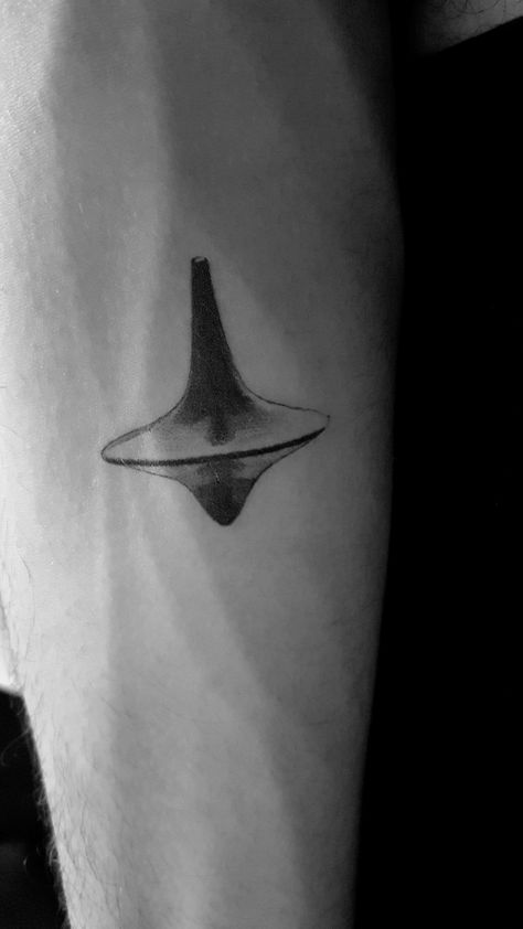 Inception Tattoo Inception Inception Top Tattoo, Inception Tattoo Ideas, Inception Tattoo, Film Tattoo Ideas Movies, Corner Tattoo, American Traditional Tattoo Design, Tattoos 2023, Gift Certificates Available, Soft Tattoo