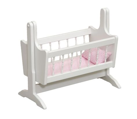 Wooden Doll Crib, Wooden Doll Cradle, Cradle Woodworking Plans, Rocking Cradle, Chair Woodworking Plans, Puppy Toys, Doll Cradle, Doll Crib, Cradle Bedding