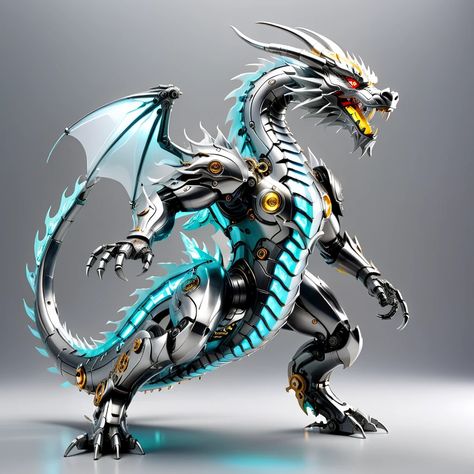 ArtStation - Battle robot "Dragon", Sienna | versatile pro-(é)vocateur Robot Dragon, Battle Robots, Space Fantasy, Fantasy Monster, Robots Concept, Quick Saves