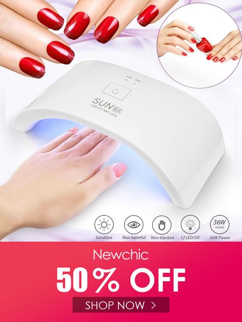 I found this amazing 36W USB Nail UV Led Lamp Intelligent Sensor Nail Dryer Curing All Types Nail Gel Polish Manicure Too with AU$55.99,and 14 days return or refund guarantee protect to us. --Newchic Nail Led Lamp, Nail Art Machine, Nail Polish Dryer, Uv Nail Lamp, Usb Lamp, Gel Polish Manicure, Gel Lamp, Light Nails, Dry Nail Polish