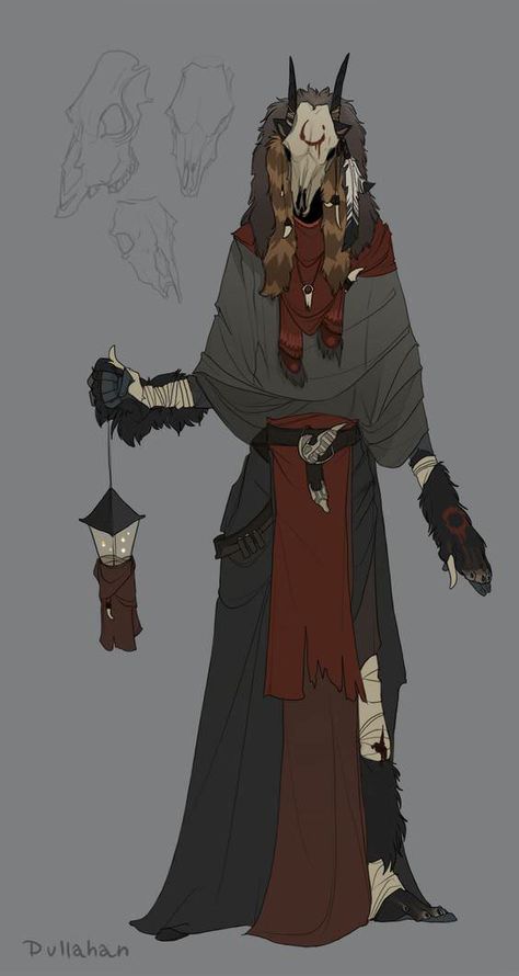 I LOVE dark red / reddish brown. Maybe add this to the list of colors. Decay Character Design, Character Design References Outfit, Dress Armor Art, Shaman Design Character, Shaman Outfit Character Design, Shaman Art Character Design, Eldritch Character Art, Cultural Character Design, Wendigo Outfit