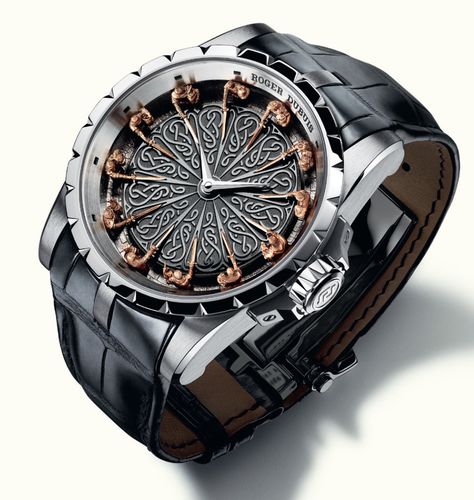 Roger Dubuis Excalibur, Roger Dubuis, Knights Of The Round Table, Fancy Watches, Amazing Watches, Expensive Watches, Wrist Wear, What Time Is It, Watches Unique