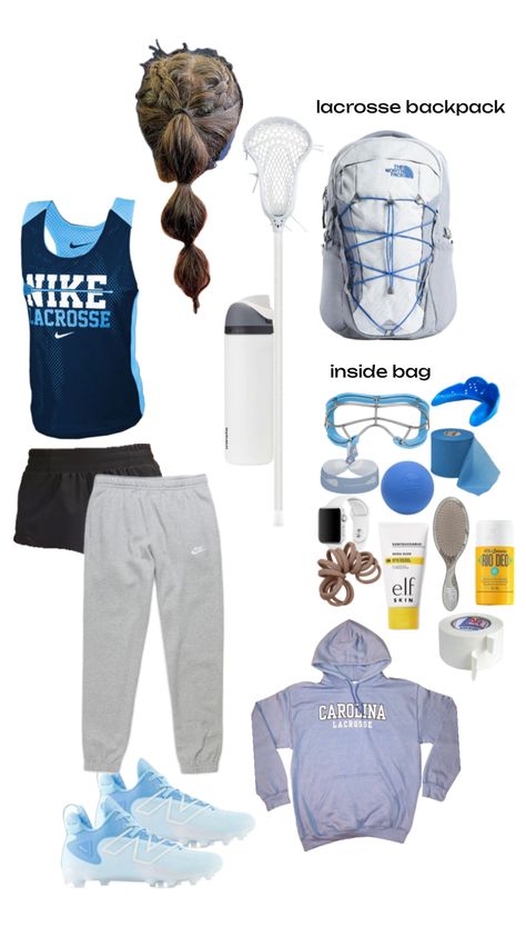 lacrosse fit Lacrosse Tattoo Ideas, Lacrosse Practice Outfits, Softball Essentials, Womens Lacrosse Drills, Lax Outfits, Lacrosse Fits, Lax Aesthetic, Lacrosse Aesthetic, Lacrosse Bag