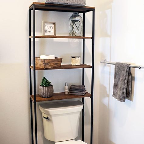 Over The Toilet, Bathroom Storage Shelf, Over Toilet, Over Toilet Storage, Shelves Over Toilet, Bathroom Shelves Over Toilet, Bathroom Space Saver, Toilet Shelves, Space Saving Bathroom