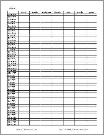 Free 24/7 Weekly Planner Sheet in PDF or Word! This unique weekly planning sheet allows users to see the entire week at a glance. No more cut-offs after evening! Keep track of work hours (not everyone works nine to five), hours slept, activities, and more. 12 Hours Study Plan, Weekly Timesheet Free Printable, Weekly Hourly Planner Printable Free, Weekly Hourly Planner Template, Hourly Calendar, Weekly Planner With Hours, Weekly Planner Sheets, Day Planner Template, Planner Schedule