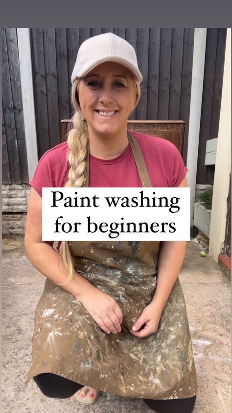 Kerry Willetts | Furniture Upcycler (@willettsupcycle) • Instagram photos and videos Paint Washing Furniture, Paint That Looks Like Wood, Paint Washing Wood, Light Taupe Paint, Paint Wash Furniture, Diy Salt Wash, Milk Paint Recipes, Mountain Diy, Light Wood Furniture