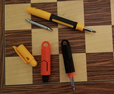 KeyChain Screwdriver Pocket Tool by Jimbotron - Thingiverse Pocket Tool, Screwdriver, Pen, Tools