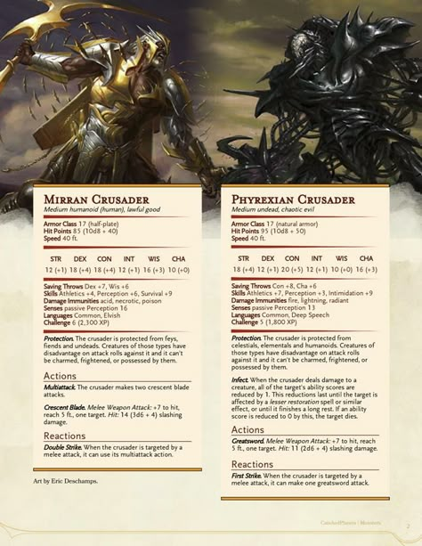 Dnd Stat Blocks, Dnd Encounters, Dnd Enemies, Homebrew Monsters, 5e Monsters, Dungeons And Dragons Rules, Dnd Stats, Pen And Paper Games, Dnd Monster