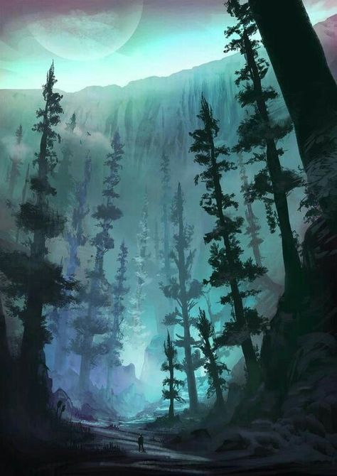 Concept Art Landscape, Art Disney, Fantasy Setting, Fantasy Places, Arte Inspo, Art Et Illustration, Arte Fantasy, Art And Illustration, 판타지 아트