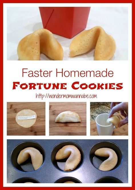 Home Made Biscuits, Homemade Fortune Cookies, Fortune Cookies Recipe, Dessert Aux Fruits, Fortune Cookies, God Mat, Perfect Cookie, Köstliche Desserts, Fortune Cookie