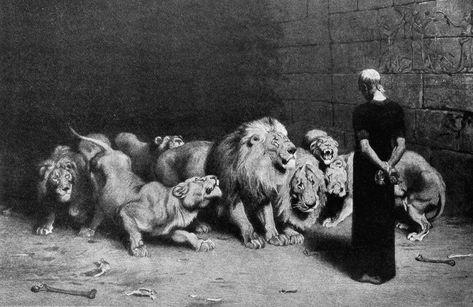 06 Daniel 06 - Daniel in the Den of Lions | Frank Zimmerman | Flickr Daniel In The Bible, Daniel And The Lions Den, Pagan Culture, Daniel In The Lion's Den, Bible Tools, Christian Articles, Fiery Furnace, Daniel 3, Daniel And The Lions