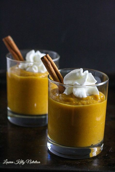 5 Minute Pumpkin Mousse {Dairy-Free, No Bake, Gluten-Free, Healthy} Nourishing Desserts, Pumpkin Spice Scones, Cinnamon Glaze, Mother Daughters, Fall Fun Food, Pumpkin Mousse, Pumpkin Desserts, Paleo Sweets, Custard Recipes