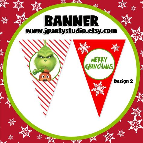 https://www.etsy.com/listing/657461209/the-grinch-banner-the-grinch-birthday?ref=related-3 Grinch Letterboard Quotes, Grinch Party Decor, The Grinch Party, Grinch Printable, Grinch Birthday, Grinch Quotes, Grinch Party, Grinch Christmas Decorations, Merry Grinchmas