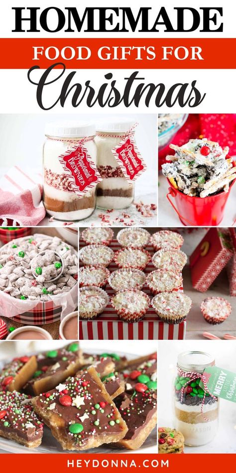 affordable diy gift ideas Diy Food Gifts For Christmas, Diy Christmas Food Gifts, Diy Christmas Food, Christmas Entertaining Ideas, Diy Christmas Gifts Food, Food Gifts For Christmas, Christmas Diy Food, Christmas Treats For Gifts, Christmas Brownies