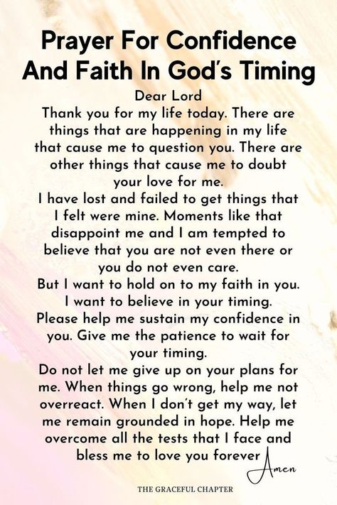 God Affirmations Faith, Prayers For Beauty, Prayers For Faith In God, Prayer For Procrastination, Prayers For Beginners, Prayer For Self Confidence, Prayer For Trusting God, Prayers For Confidence, Prayer For Help From God