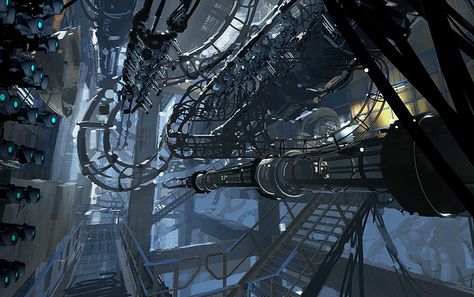 The Art of Portal 2 Portal Art, Aperture Science, Portal Game, Portal 2, Concept Art Tutorial, Sci Fi Environment, E Mc2, Futuristic Art, Space Station