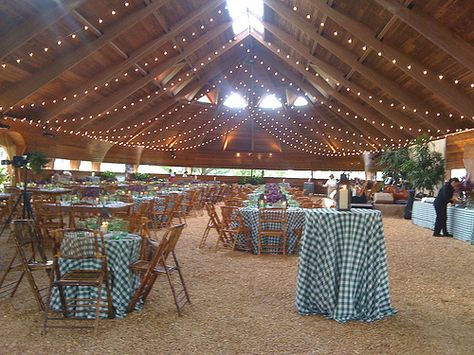 Riding arena Party 2012 | Round bulb string lights are strun… | Flickr Ranch Inspiration, Round Seating, Shed Wedding, Equestrian Barns, Riding Arena, Stable Ideas, Barn Party, Paddock Paradise, Horse Arena