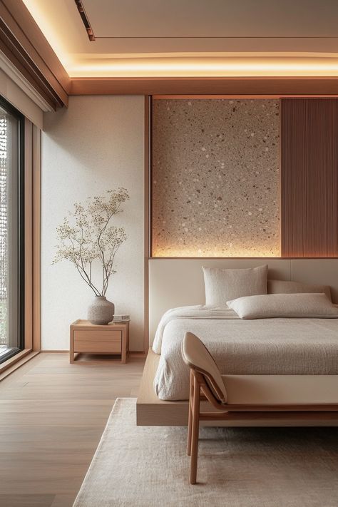 "Embrace simplicity and elegance with a Minimalist Japandi Bedroom! 🌸🛏️ #JapandiStyle #BedroomDecor #MinimalistLiving" Minimalist Japandi Bedroom, Japandi Style Bedroom, Japandi Bedroom Design, Minimalist Japandi, Japandi Bedroom, Japandi Interior Design, Transitional Decor Living Room, Japandi Design, Japandi Interior