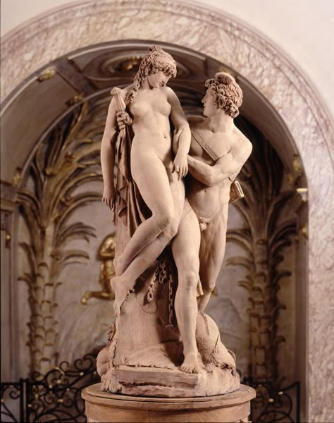 Perseus and Andromeda, Joseph Chinard European Sculpture, Greek Statues, Cement Art, Greek And Roman Mythology, Greek Sculpture, Marble Statues, Art Et Illustration, Art Antique, European Art