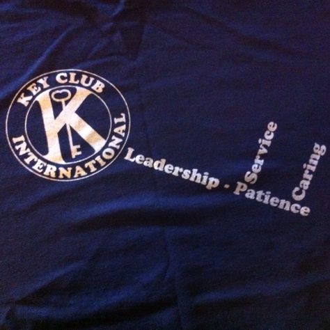 Key Club Shirt Design Back Key Club, School Shirt Designs, Service Club, Club Poster, Blue Wallpaper Iphone, School Clubs, Aunt Shirts, Club T Shirt, Club Shirts