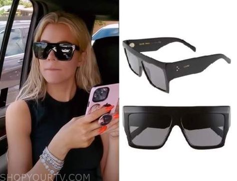 The Kardashians: Season 2 Khloe's Black Sunglasses Khloe Kardashian Sunglasses, The Kardashians Season 2, Kardashian Sunglasses, Kylie Kardashian, Kardashian Fashion, Khloe K, Champagne Taste, Worn On Tv, Sunglasses 2024