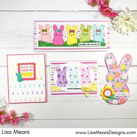 I'm sharing four spring/Easter Peeps cards I made using the Peeps bundle from Scrapbookcom. If you would like to watch an unboxing and my design process for the four cards I made, head over to my YouTube channel.
🛒 Get your Peeps Bundle here -- https://shrsl.com/3xqzd \\
✏ Blog & Supply List - https://wp.me/panoLZ-2ES \\ Peeps Cards Handmade, Peeps Cards, Easter Blessings, Easter Peeps, You're My Favorite, Spring Cards, Supply List, Easter Ideas, Spring Easter