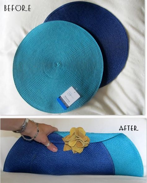 Week 23 of my Project Re-Style challenge.    Welcome everyone. !    I am So happy you are here.  If you are just joining me, this is my Pr... Diy Clutch Purse, Diy Clutch Bag, Make A Hat, Clutch Tutorial, Diy Placemats, Diy Clutch, Diy Bags Purses, Diy Handbag, Diy Purse