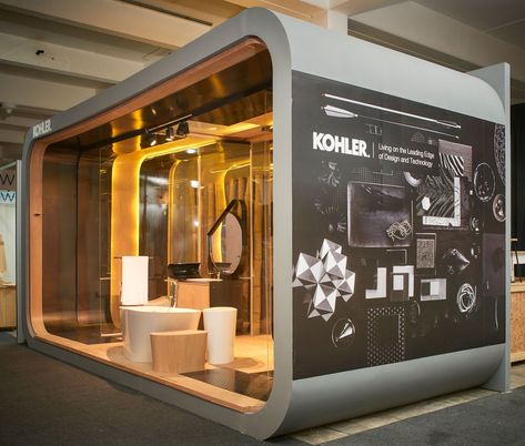 Kohler Showroom, Sanitary Showroom, Master Ensuite Bathroom, Showroom Interior Design, Master Ensuite, Ensuite Bathroom, Showroom Design, Design Competitions, Stand Design