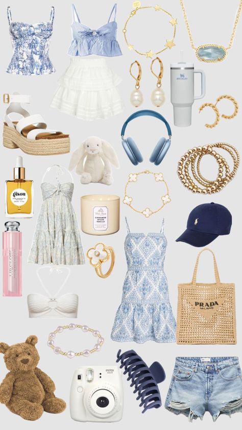 coastal granddaughter wishlist #coastalgranddaughter #vibes #aesthetic #wishlist Aesthetic Wishlist, Coastal Clothing, Grandmillenial Style, Capri Outfits, Coastal Fashion, Beachy Aesthetic, Coastal Granddaughter, Beach Fits, Preppy Summer