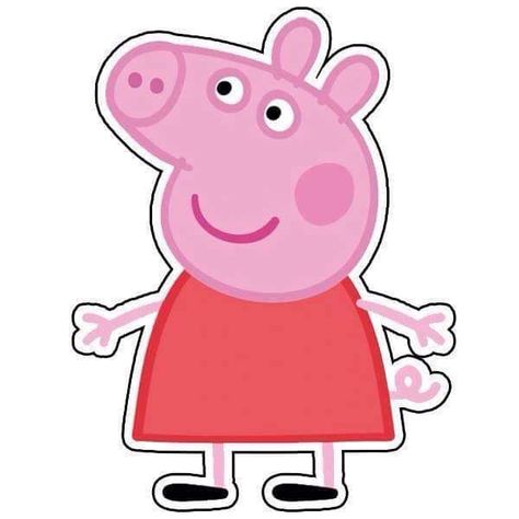 Pegga Pig, Pig Birthday Decorations, Pippa Pig, Peppa Pig Imagenes, Peppa Pig Happy Birthday, Heo Peppa, Peppa Pig Stickers, Elmo Birthday Party Boy, Peppa Pig Party Decorations