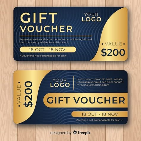 Cash Voucher, Gift Voucher Design, Plastic Business Cards, Digital Advertising Design, Voucher Design, Ticket Card, Ticket Design, Golden Ticket, Graphic Design Ads