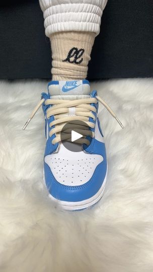 81K views · 98 reactions | Left or right, it doesn’t matter what side you start with, but like Nike says 🔊 Typically you don’t see thick oval laces on standard Nike Dunk sneakers (only SB) but we had to put them into this UNC pair. What we swapped: — Oat Milk thick oval in 53” | Looped Laces - Shoelace Professionals | uninterrupted · Original audio Shoe Tying, Sb Dunks, Clothing Tips, Thick Rope, Oat Milk, University Blue, Shoe Lace Patterns, Shoe Lace, Virtual Closet