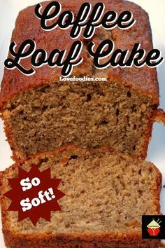 Coffee Loaf Cake, Coffee Loaf, Classic Coffee Cake, Coconut Pound Cakes, Coffee And Walnut Cake, Almond Pound Cakes, Loaf Cake Recipes, Cake Coffee, Coffee Cake Recipe