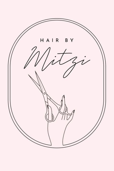 Hairstylist Logo Design Ideas, Hairdresser Branding, Italian Ornaments, Hair Stylist Logo Design, Logo Barber, Feminine Hair, Dresser Minimalist, Hairdresser Logo, Hair Salon Marketing