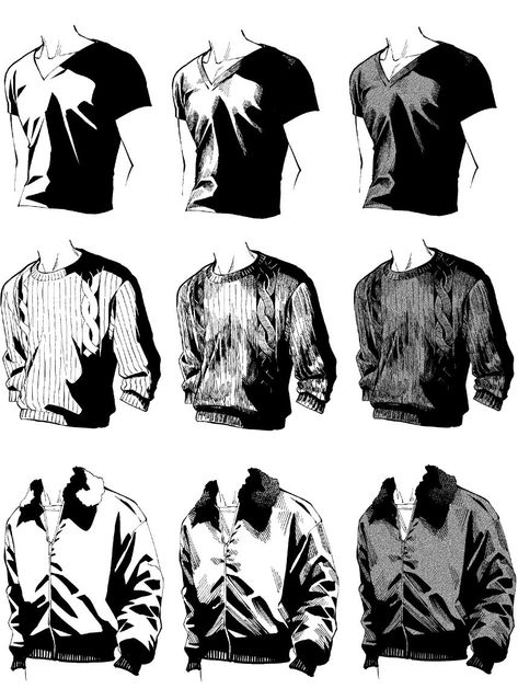 GQKWwzCbMAA3gfS (858×1158) Shirt Lighting Reference, Zippers Drawing, Sweater Art Reference, How To Draw Collared Shirts, Collar Shirt Drawing, Shirt Collar Drawing, Shirt Shading, Manga Shading, Wool Drawing