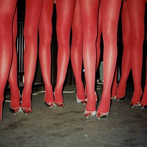 865 Likes, 13 Comments - Wolford (@wolford) on Instagram: “We hear red tights are in.” Moulding Wallpaper, Desire Paths, Colourful Tights, Wallpaper Fashion, Ellen Von Unwerth, Sofa Chaise, I'm With The Band, Moda Vintage, Silver Shoes