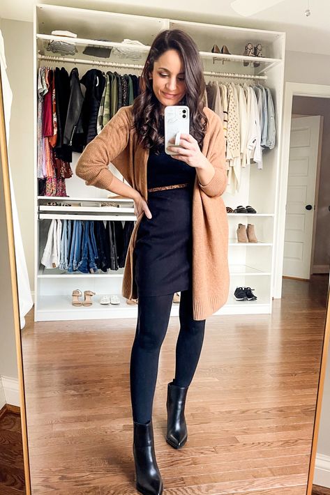 Camel Cardigan Outfit, 20 Outfits, Cute Outfits With Jeans, Petite Style, Winter Dress Outfits, Outfits Petite, Push Ups, Elegante Casual, Cardigan Outfits