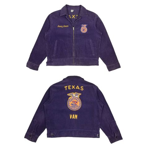 Vintage 🔥Agricultural FFA Education Corduroy Jacket Chain Stitched | Grailed Ffa Jacket, Ffa, Work Jacket, Men's Outerwear, Work Jackets, Corduroy Jacket, Mens Outerwear, Chain Stitch, Yearbook