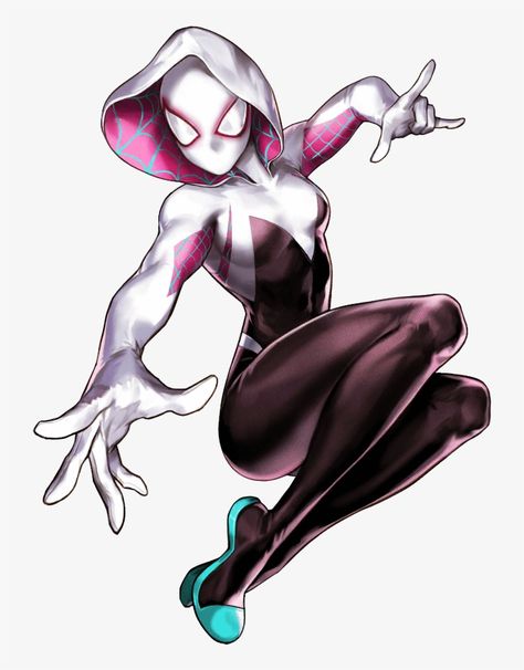 Gwen Ghost Spider, Spider Gwen Comics, Spider Gwen Art, Gwen Spiderman, Spider Gwen Cosplay, Spiderman And Spider Gwen, Marvel Spider Gwen, Spider Drawing, Spiderman Web