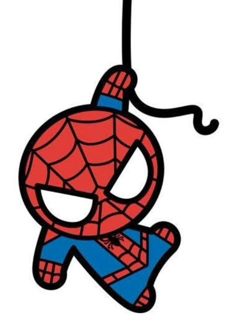 Cute Doodles Spiderman, Spiderman Mini Drawing, Small Spiderman Drawing, Cute Spiderman Drawing Easy, Cute Spider Doodle, Simple Cartoon Characters To Draw, Spiderman Doodles Easy, Spiderman Outline, Easy Spiderman Drawing