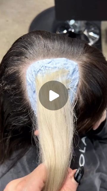 behindthechair.com on Instagram: "* Well, this looks interesting 🤔 ... 
🎥 by #oneshothairawardsWINNER 
@aaashleee 🖤🤍
——
Colorblocking tips and tricks 🖤🤍

✨Painted and glossed with my forever favorite @oligopro ✨

Gloss: 10v 10ai 🤍

✨Assisted by @jeanss.madhouse ✨

hair, colorblock 

#btcaaashleee #behindthechair  #hairsalon #salonlife  #haireducation #hair #detroithair #hairreels #salonreels #hairstylistreels #michiganhairstylist #salonreels #springhair #oligogetter #ashleexoligo #2024hairtrends #colorblocking #colorblockhair #colorblock" Colour Blocking Hair, Colorblock Hair, Diy Highlights Hair, Color Block Hair, Diy Highlights, Hair Color Techniques, Color Techniques, Colour Blocking, Spring Hairstyles