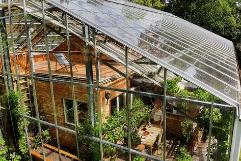 The Swedish nature house: living in a greenhouse - Routes North Home Inside Greenhouse, Greenhouse Around House, Tiny House Inside Greenhouse, Home In Greenhouse, Greenhouse Over House, Living In Greenhouse, House In Greenhouse, House Inside A Greenhouse, Live In Greenhouse