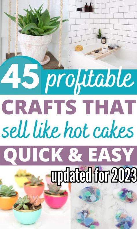 Diy Crafts To Sell On Etsy, Craft Fair Ideas To Sell, Crafts That Sell, Craft Ideas To Sell, Sellable Crafts, Profitable Crafts, Ideas To Sell, Diy Projects To Make And Sell, Easy Crafts To Sell