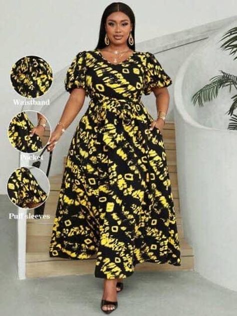 This is a lovely African print  women dress . This is a custom order and can be made to your sizing and fabric choice . Please swipe to see our fabric selection  and send us your preference by leaving a note under " note to seller " The dress is for all body sizes and can be worn for different purposes both for prom, birthday, wedding etc. Care Instructions Hand wash separately using a mild detergent and cold water. Press on the reverse side with a cool iron. Do not machine wash, if you must please wash on cold water and air dry Do not bleach.  Size Chart  XS (US 2, UK 6) Bust: 33.5"  Waist: 27"  Hips: 36"  Height: 5'3" S (US 6, UK 10) Bust: 35.5"  Waist: 29 Hips: 38" Height: 5'5 M (US 10, UK 14) Bust: 38 Waist: 31" Hips: 40" Height: 5'6"  M big (US 12, UK 16) Bust: 40 Waist: 33" Hips: 43" Kampala Styles, Kampala Gown, Kampala Gown Styles For Ladies, Ankara Prom Dress, Gown Styles For Ladies, Shein Plus Size, African Print Maxi Skirt, Fabric Plants, Loose Fit Dress