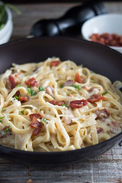 Asiago Cream Sauce, Asiago Recipes, Asiago Cheese Recipes, Yummy Food For Dinner, Pancetta Recipes, Sausage Soup Recipes, Cream Sauce Pasta, Creamy Pasta Sauce, White Sauce Pasta