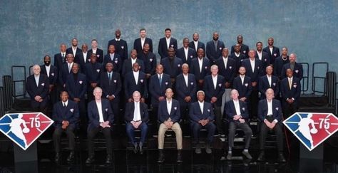 Nba 75, Nba 75th Anniversary, Team Presentation, 75th Anniversary, Group Photo, Nba Players, News India, Sports News, Nba