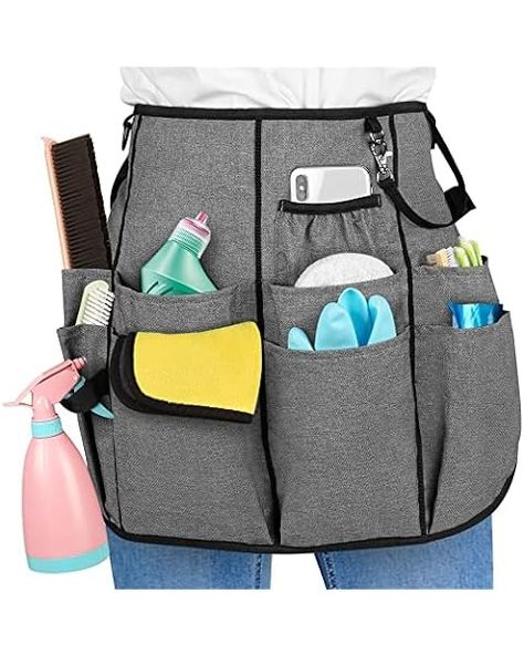 Amazon.com: SupplyMaid Waterproof Professional Speed Cleaning Apron. Designed for Pro Cleaners Like a Cleaning Caddy Around Your Waist : Tools & Home Improvement Cleaning Apron, Cleaning Caddy, Tool Apron, Speed Cleaning, Cleaning Company, Cleaning Companies, Wall Pockets, Professional Cleaning, Cleaning Tools