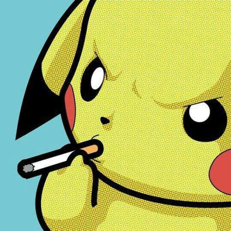 smoke Pokemon Pikachu, Pikachu, Pop Art, Pokemon, Yellow, Art, Pokémon